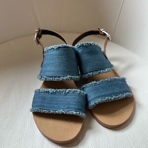 Rebecca Minkoff Emery Denim Blue Women's Sandals